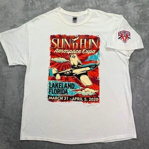 Aerospace Expo The Airshow That Never Happened Sun 'n Fun Graphic Tee XL 2020 FL